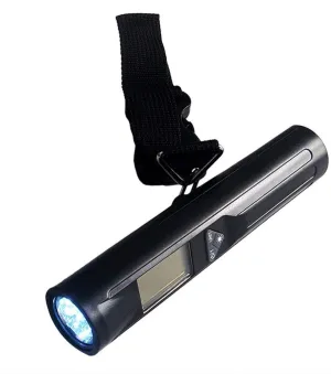 Digital Scale Digital Luggage Scales Built-in Flashlight Weighs Suitcases and Bags Up to 40kg Compact and Portable Super Strong Straps | for Air Travel Multifunction Scale