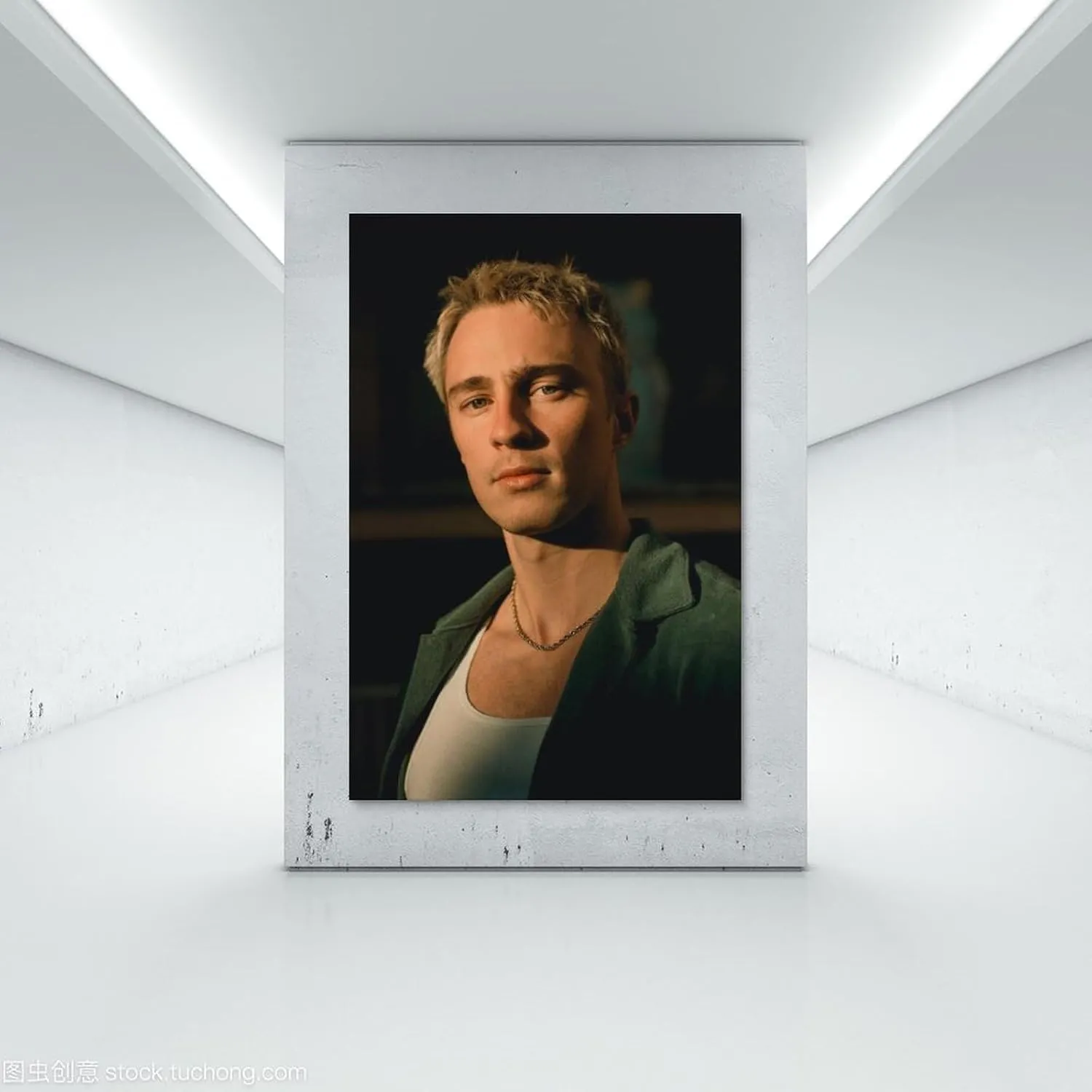 Drew Starkey Poster Superstar Room Aesthetic Print Art Wall Painting Canvas Gifts Modern Bedroom Decor 16x24inch(40x60cm)