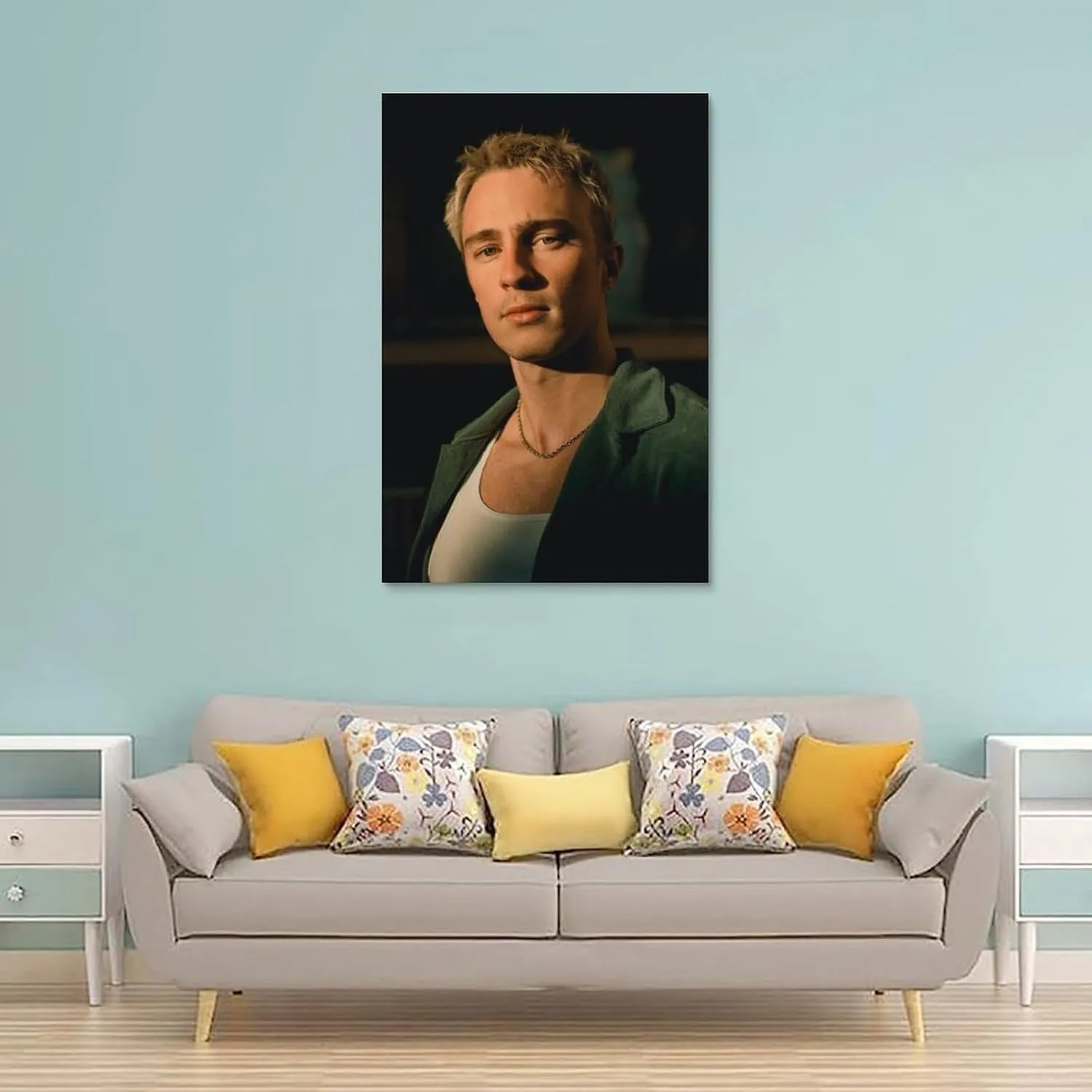 Drew Starkey Poster Superstar Room Aesthetic Print Art Wall Painting Canvas Gifts Modern Bedroom Decor 16x24inch(40x60cm)