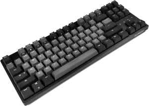 DURGOD Taurus K320 TKL Mechanical Gaming Keyboard - 87 Keys - Double Shot PBT - NKRO - USB Type C (Cherry Red, Space Grey)