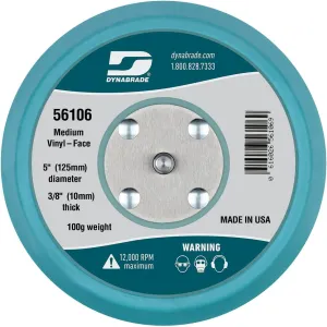Dynabrade 56106: 5" (127 Mm) Dia. Non-Vacuum Disc Pad, Vinyl-Face