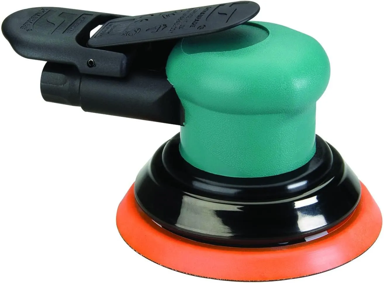 Dynabrade (59035) Dynorbital-Spirit 5" (127 mm) Diameter Random Orbital Sander, Non-Vacuum | Proportionate 3/32" (2.5 mm) Diameter Orbit | 12000 RPM Pneumatic Motor