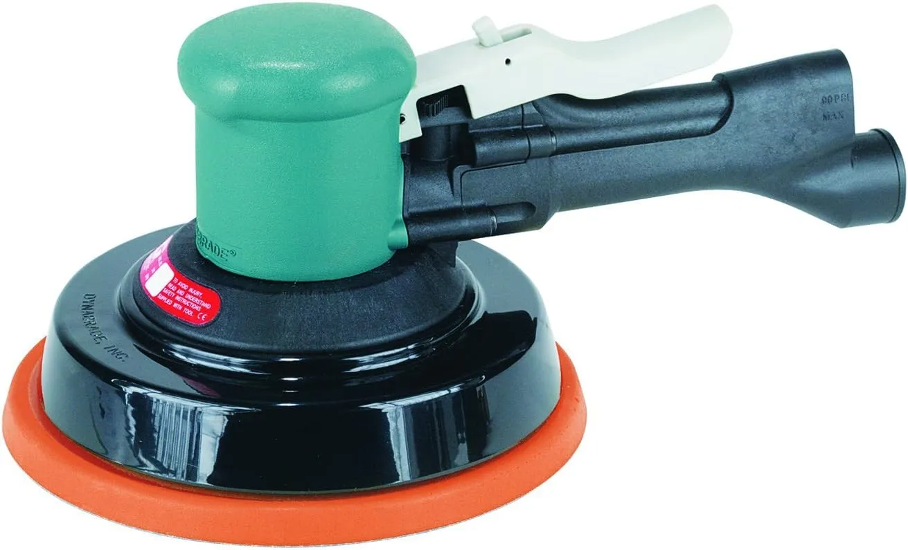Dynabrade Air Random Orbital Sander,0.45HP,8 In., teal (58410)