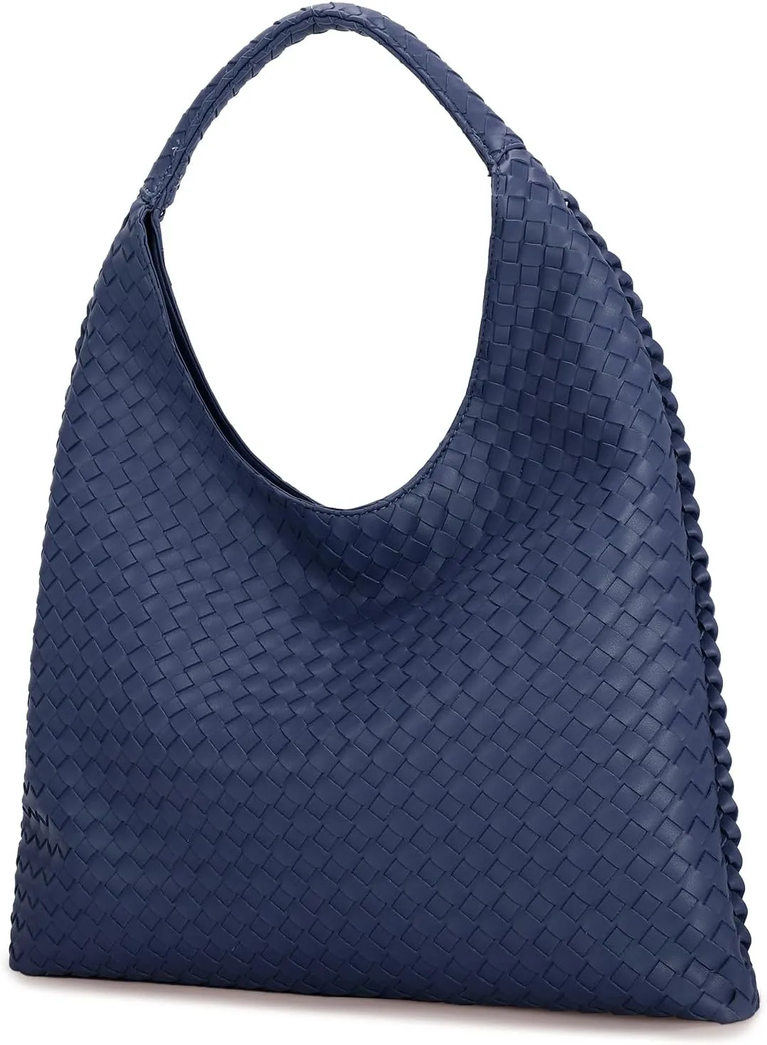E Woven Hobo Bag for Women Large Tote Bag Top Handle Shoulder Handbag