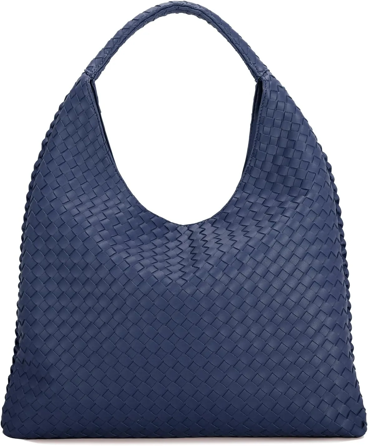 E Woven Hobo Bag for Women Large Tote Bag Top Handle Shoulder Handbag
