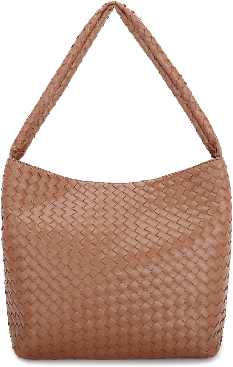 E Woven Shoulder Bag for Women Large Tote Hobo Bag Top Handle Handbag