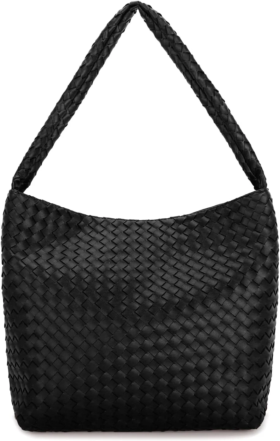 E Woven Shoulder Bag for Women Large Tote Hobo Bag Top Handle Handbag