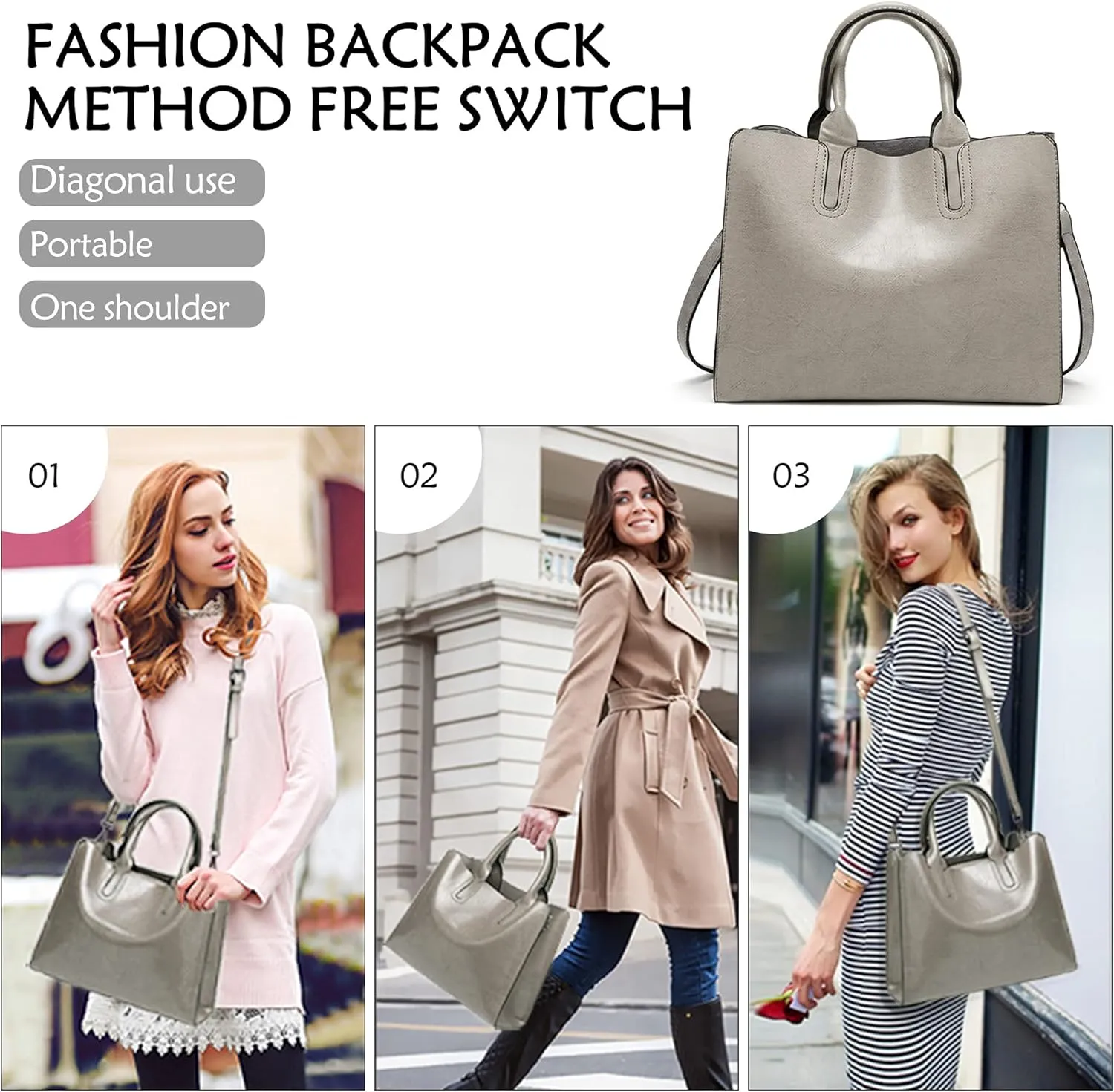 Elegant Women's Handbag Women Large Top Handle Handbag Ladies