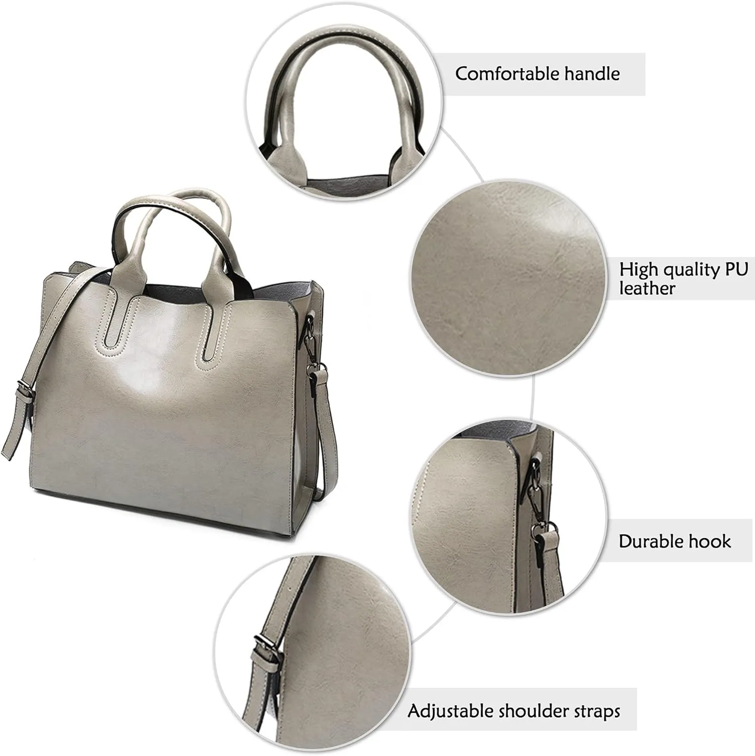 Elegant Women's Handbag Women Large Top Handle Handbag Ladies