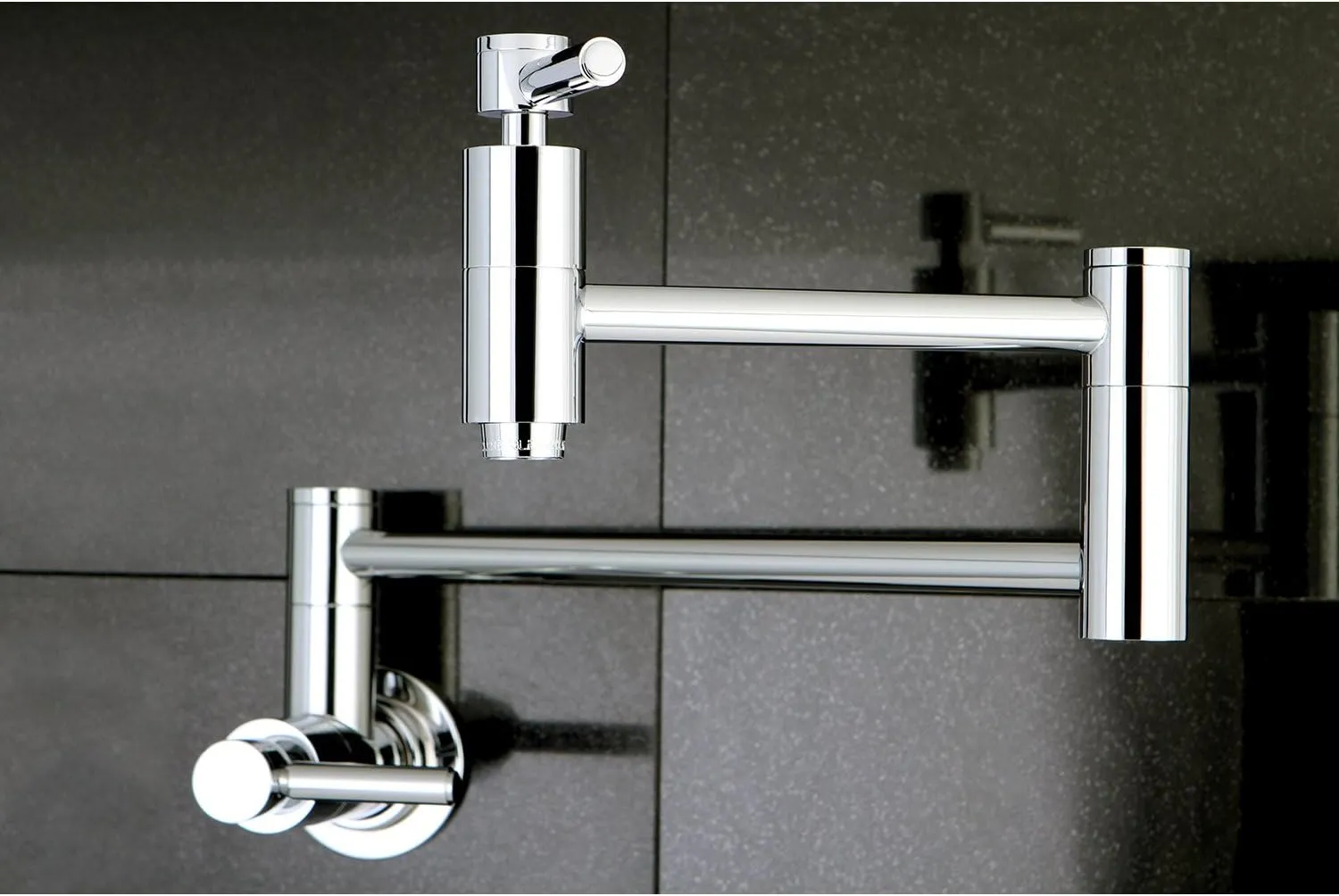 Elements of Design ES8101DL South Beach Wall Mount Pot Filler, 13", Polished Chrome