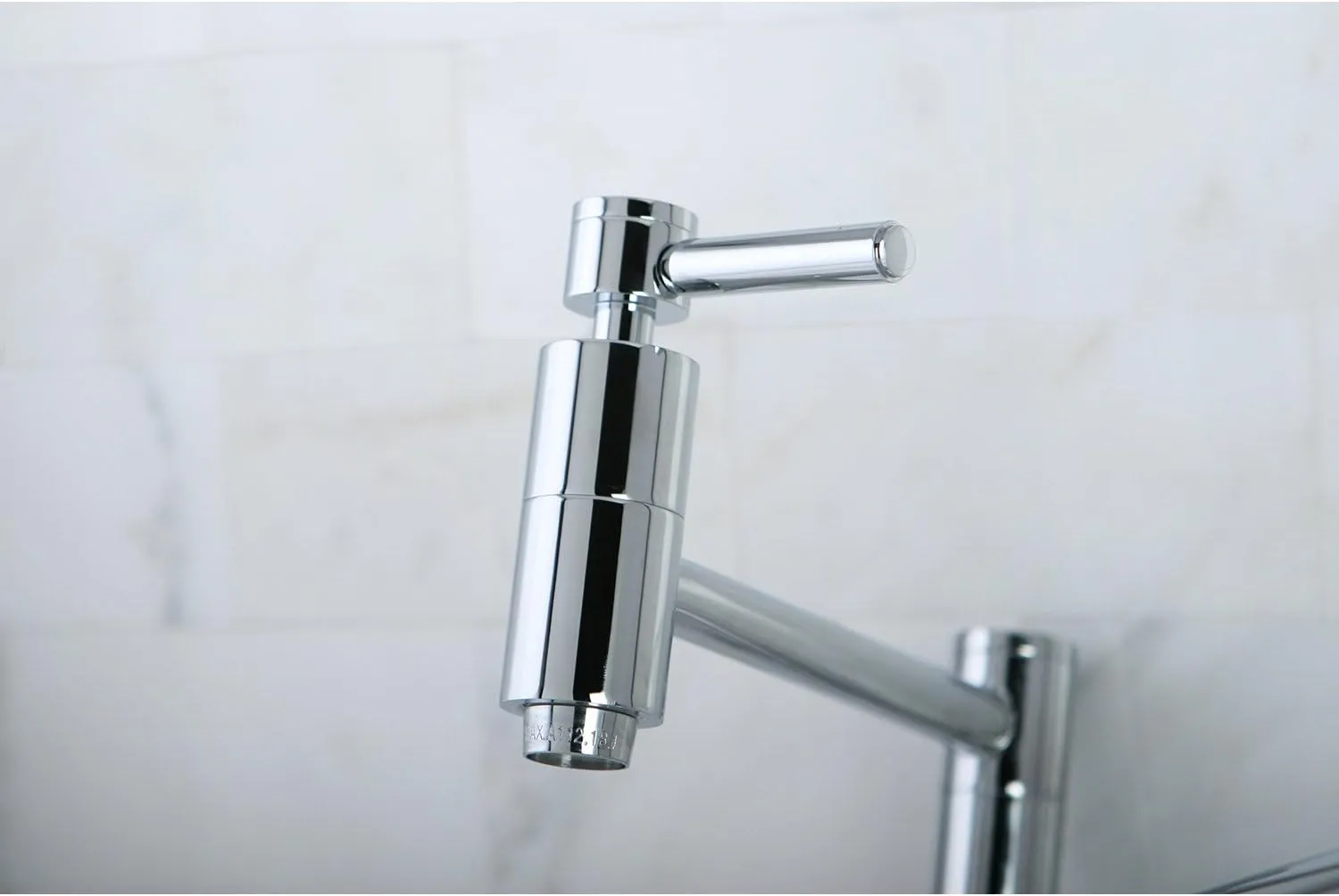 Elements of Design ES8101DL South Beach Wall Mount Pot Filler, 13", Polished Chrome