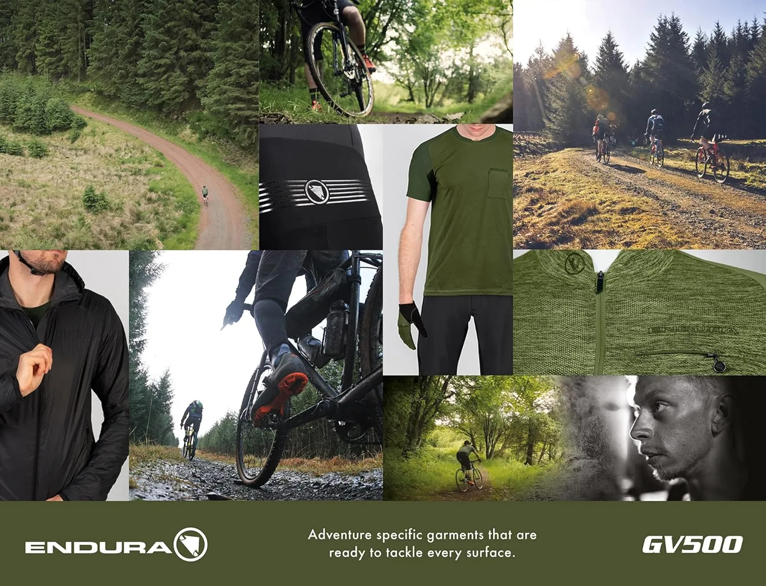 Endura Men's GV500 Foyle Gravel Cycling Tech T