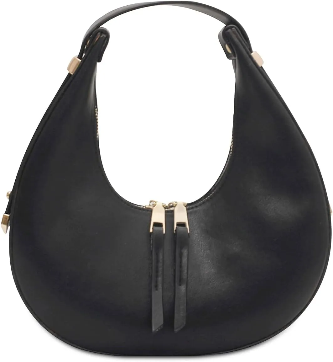 Ergocar 2022 New Women's Tote Handbags, Crescent Bags for Women Fashion Women Underarm Bag Top-Handle Bag, Black