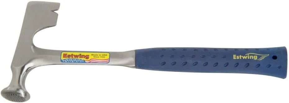 Estwing E3-11 12-Ounce Drywall Hammer with Nylon Vinyl Grip Handle, Milled Face