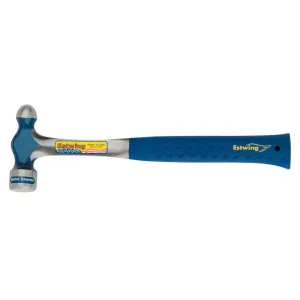Estwing E3-32BP Ball Pein Hammer, Straight Nylon Vinyl Handle, 14 1/2 ", Steel 32 oz. Head, Blue, (Model: 268-E3-32BP)