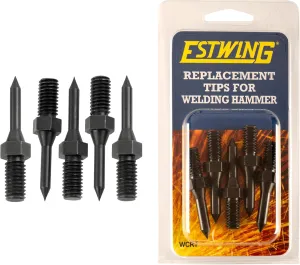 ESTWING Replacement Tips for E3-WCT - 5 Pack Steel Tips for Welding Hammer - WCRT