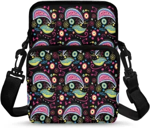 Everywhere Fanny Pack Purse Fashion Waist Bag with Adjustable Strap Crossbody Bags for Women Men Lightweight Crossbody Purses for Travel Walking Running Cycling, Colorful Cashew Flower