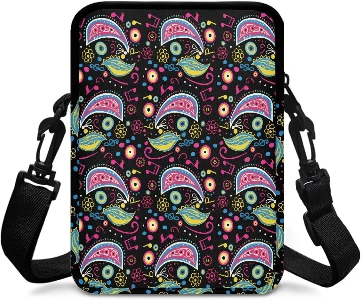 Everywhere Fanny Pack Purse Fashion Waist Bag with Adjustable Strap Crossbody Bags for Women Men Lightweight Crossbody Purses for Travel Walking Running Cycling, Colorful Cashew Flower
