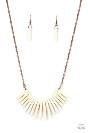 Exotic Edge - Copper Necklace