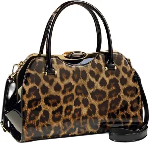 Fashion Leather Women's Top Handle Satchel Crossbody Bag Handbags Tote Purses Hard Shoulder Messenger Bags