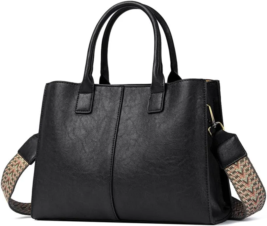 Fashion Women’s Top Handle Crossbody Bag - Stylish Beige Tote Satchel Shoulder Purse