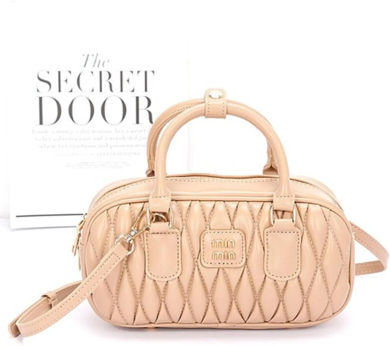 Faux Leather Quilted Convertible Crossbody Bag for Women Luxury Designer Inspired Shoulder Purse Vintage Style Commuter Tote