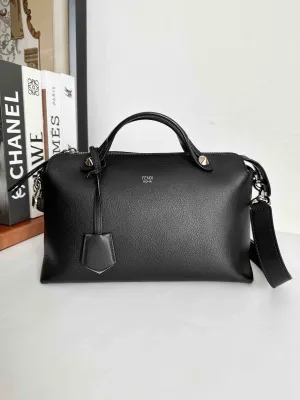 Fendi By The Way Black Satchel Bag with Strap #8E