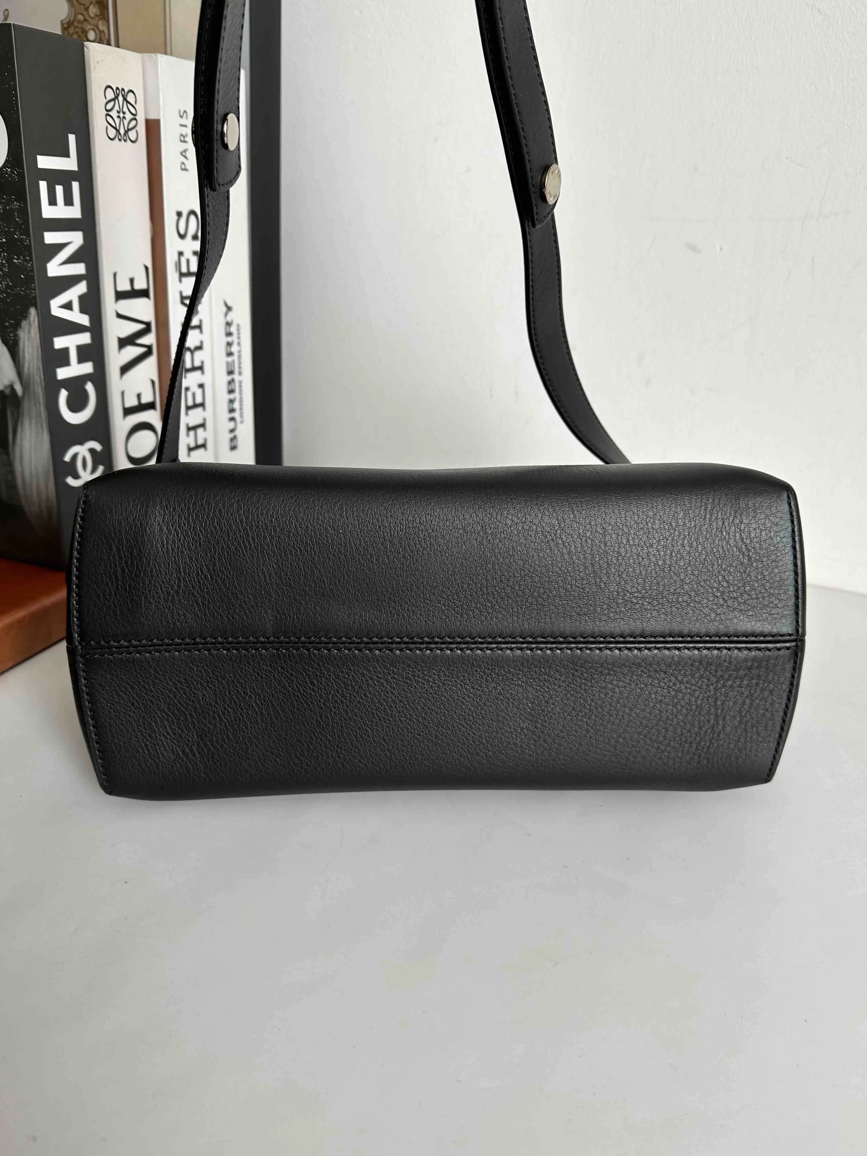 Fendi By The Way Black Satchel Bag with Strap #8E