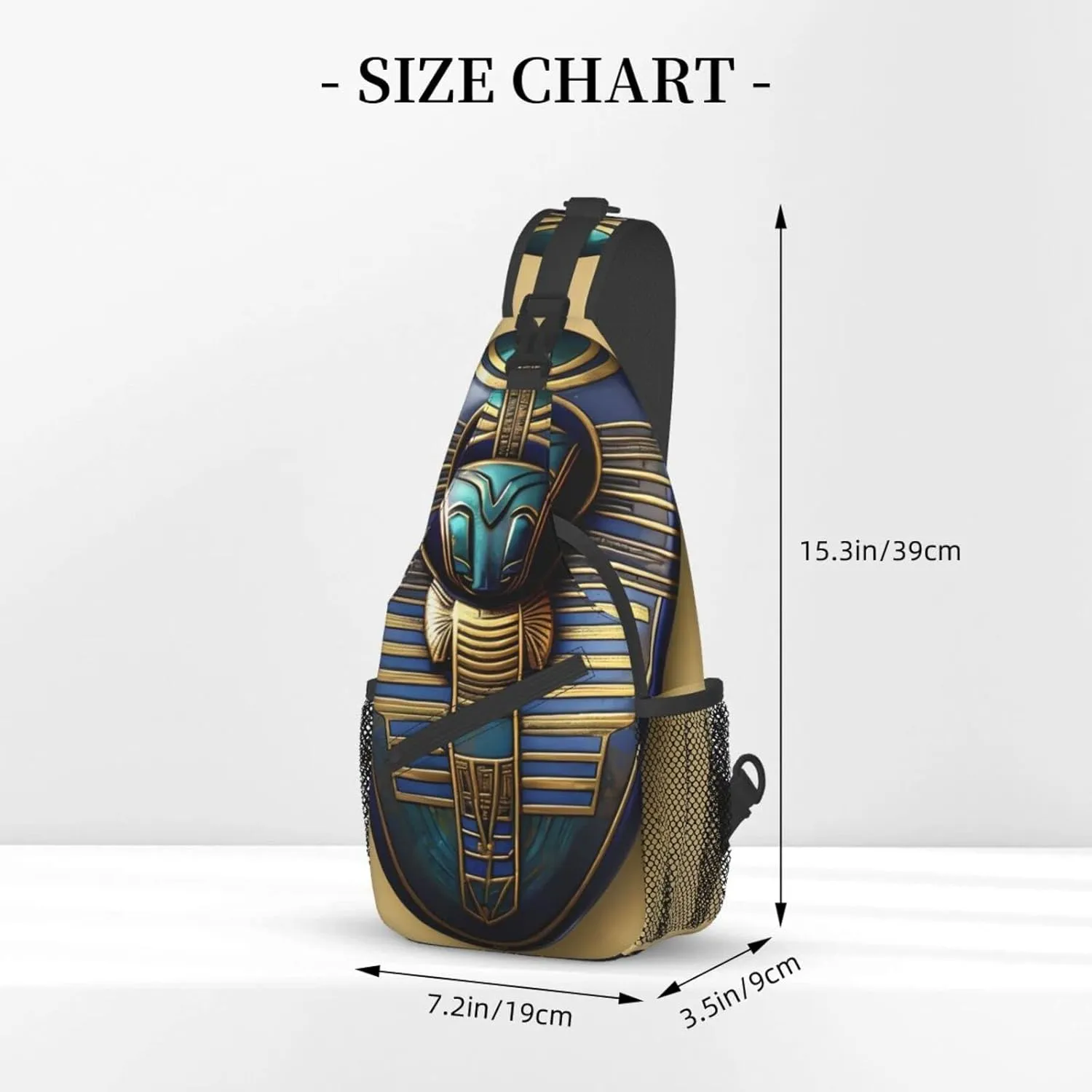 Fishing Lure Style Print Crossbody Sling Backpack For Women Men,Sling Bag Travel Hiking Chest Bag Daypack