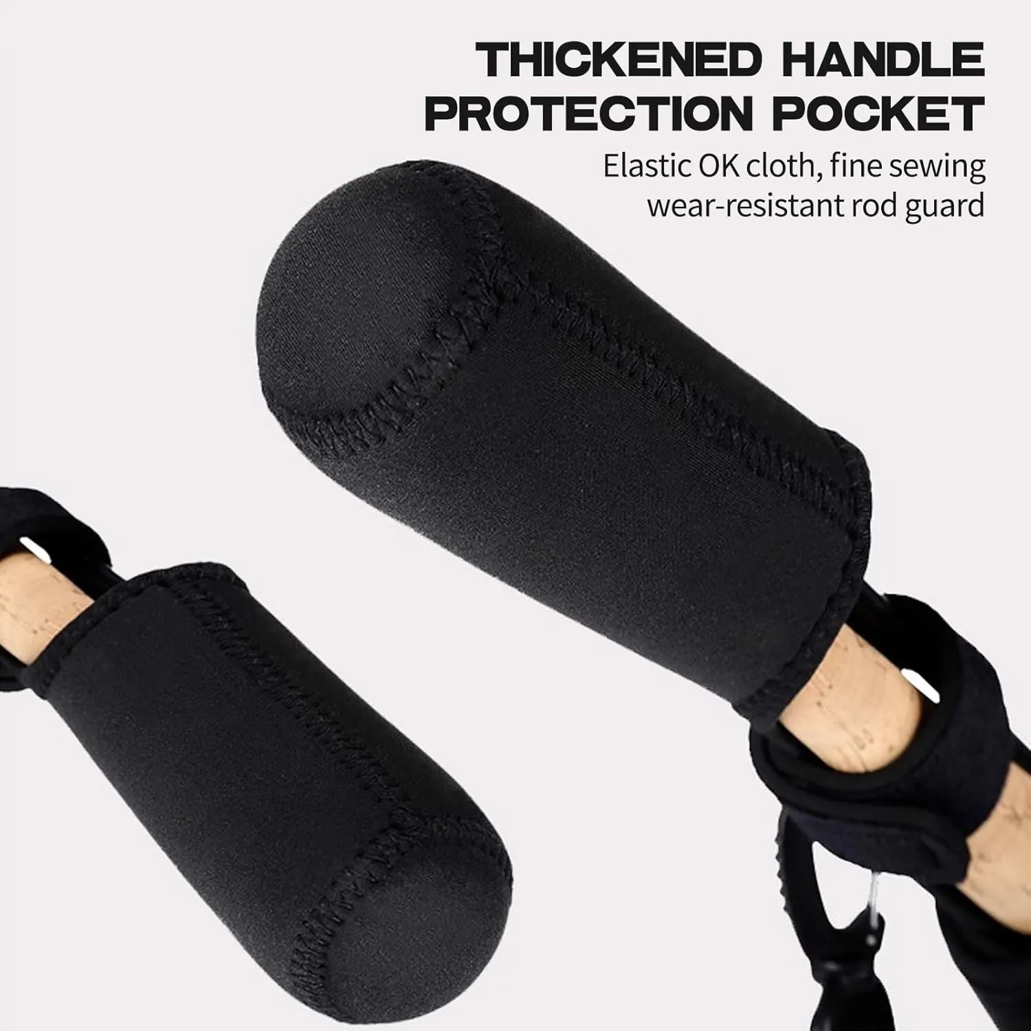 Fishing Rod Sleeve Adjustable Length Rod Sleeves Backable and Portable Fishing Pole Sleeve Travel Fishing Rod Bag Suitable for Any Model of Lure Fishing Reel