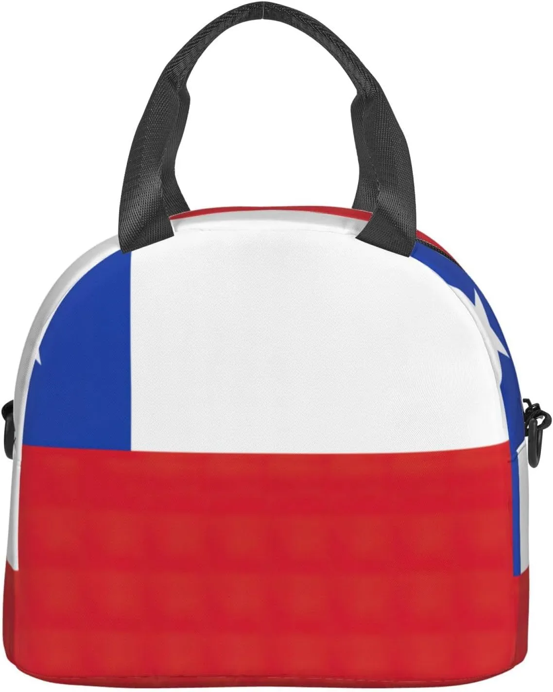 Flag Of Chile Insulated Lunch Bag Lunch Box For Women Men Reusable Tote For Office Gym Outings