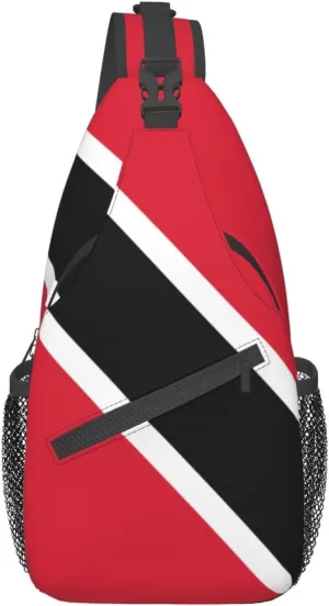 Flag Of Trinidad And Tobago Sling Backpack Travel Crossbody Casual Chest Shoulder Bag Fashion Fanny Pack