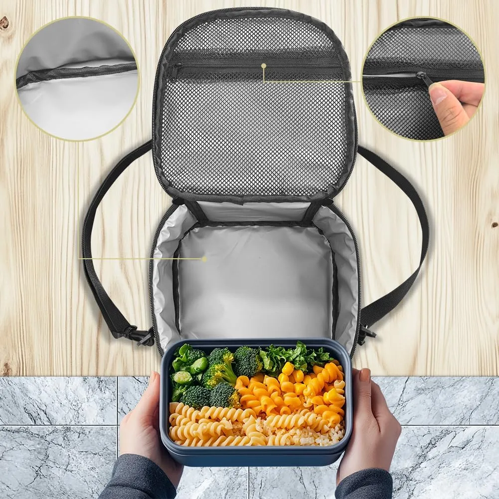 Football Lunch Bag for Boys Kids Lunch Boxes for School Lightweight Detachable Strap Backpack Long Term Use Boys Crossbody Bag for Outgoing Cool Design