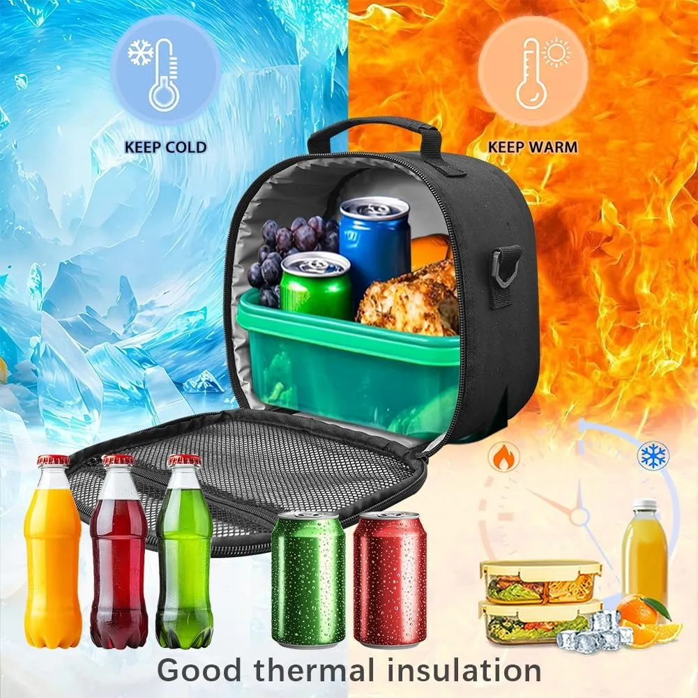 Football Lunch Bag for Boys Kids Lunch Boxes for School Lightweight Detachable Strap Backpack Long Term Use Boys Crossbody Bag for Outgoing Cool Design