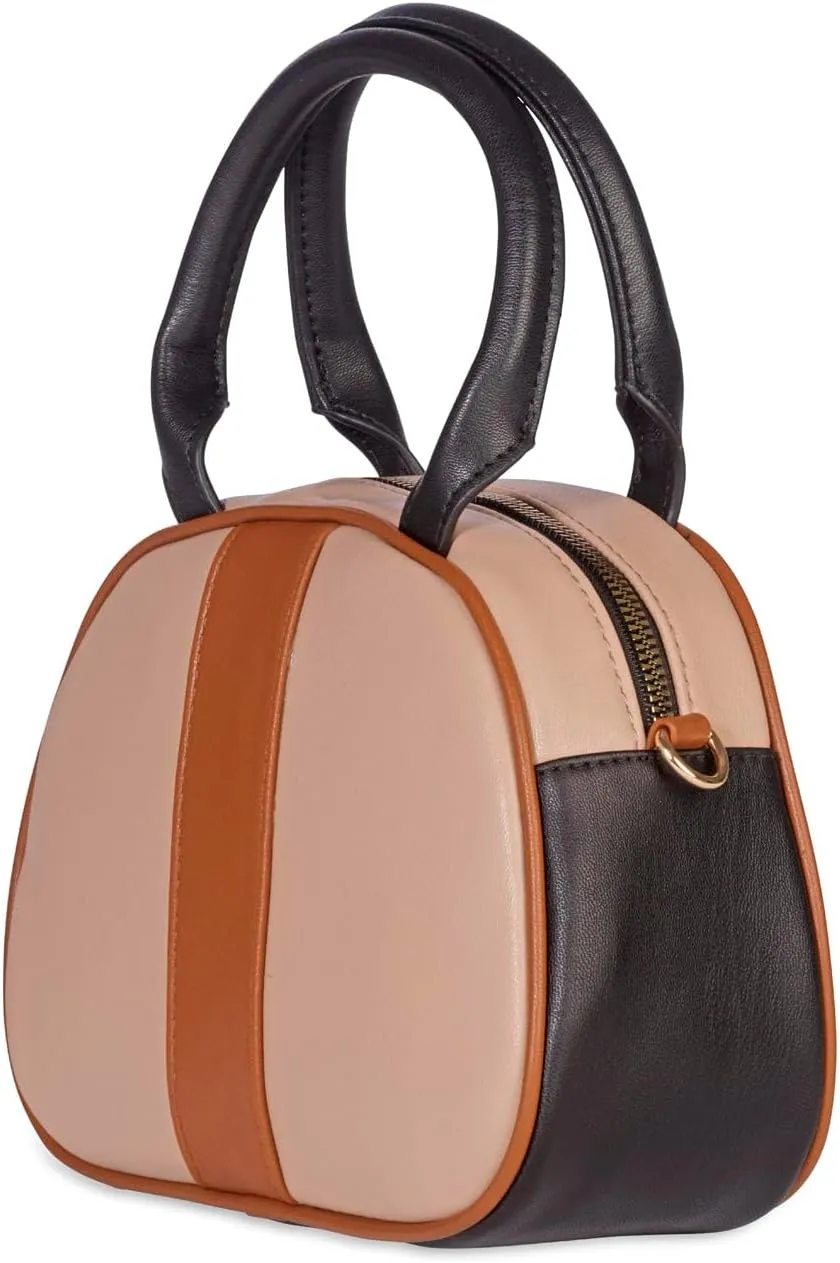 Forever 21 Women's Multicolor Satchel With Crossbody Strap