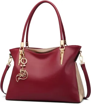 FOXLOVER Large Capacity Tote Handbags for Women, Women's Top-handle Bags Fashion Shoulder Bags Purses Minimalist design