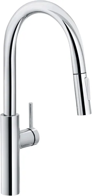 Franke PES-PD Pescara 1.75 GPM Single Hole Pull Down Kitchen Faucet - Polished Chrome