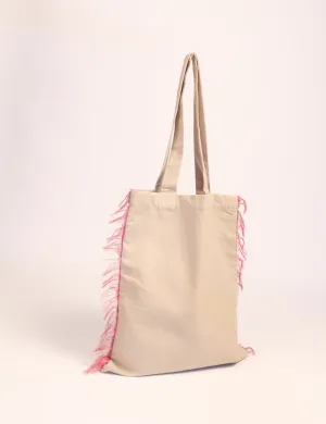 FRINGE SHOPPER BAG