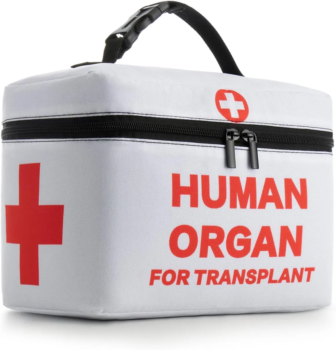 Funny Human Organ for Transplant Insulated Lunch Box-Portable Reusable Medical Nurse Lunch Bag with Detachable Handle for Women Men and Kids-Gag Gift