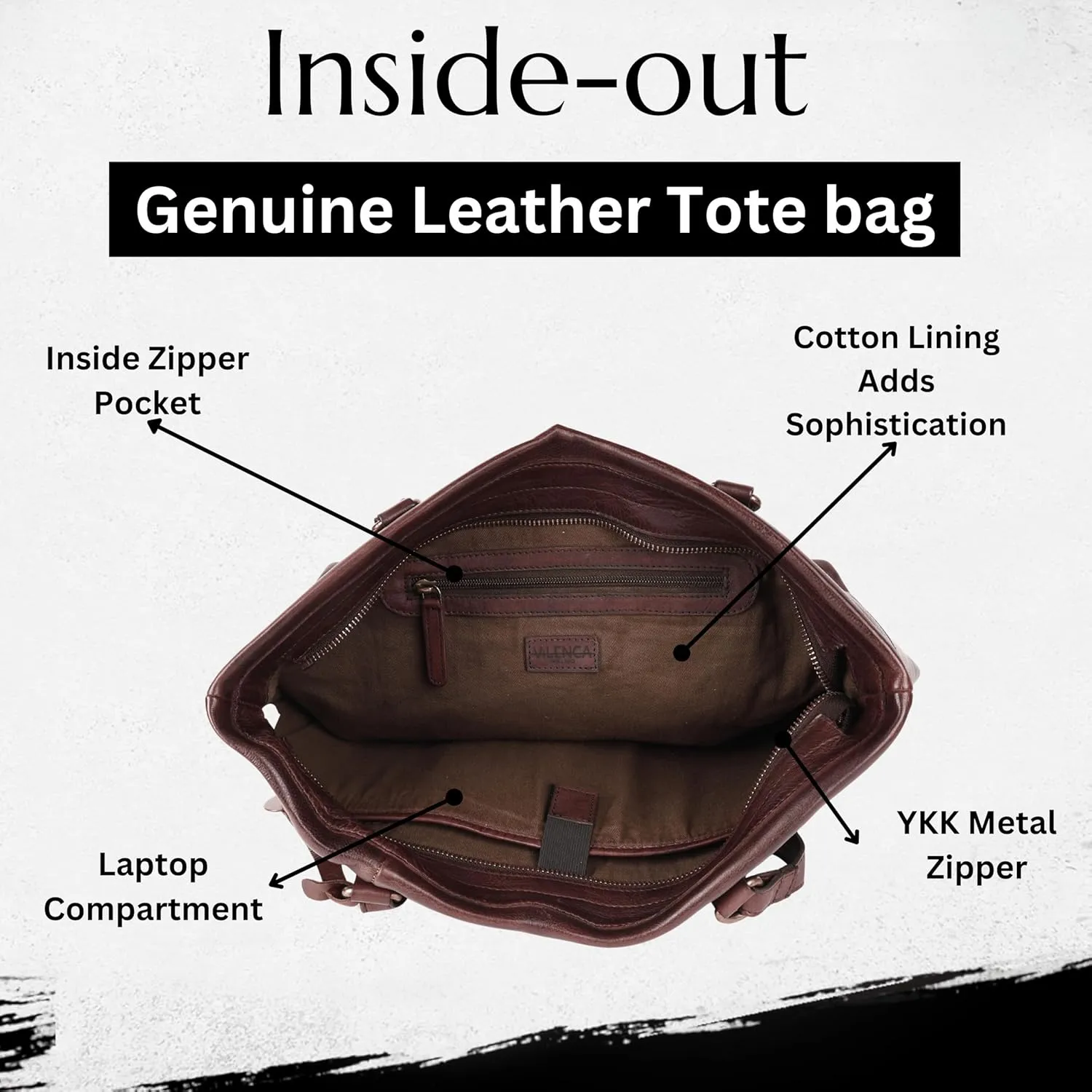 Genuine Italian Leather Women's Tote Handbags, Satchel Purse Ladies Shoulder Bags with Top Handle