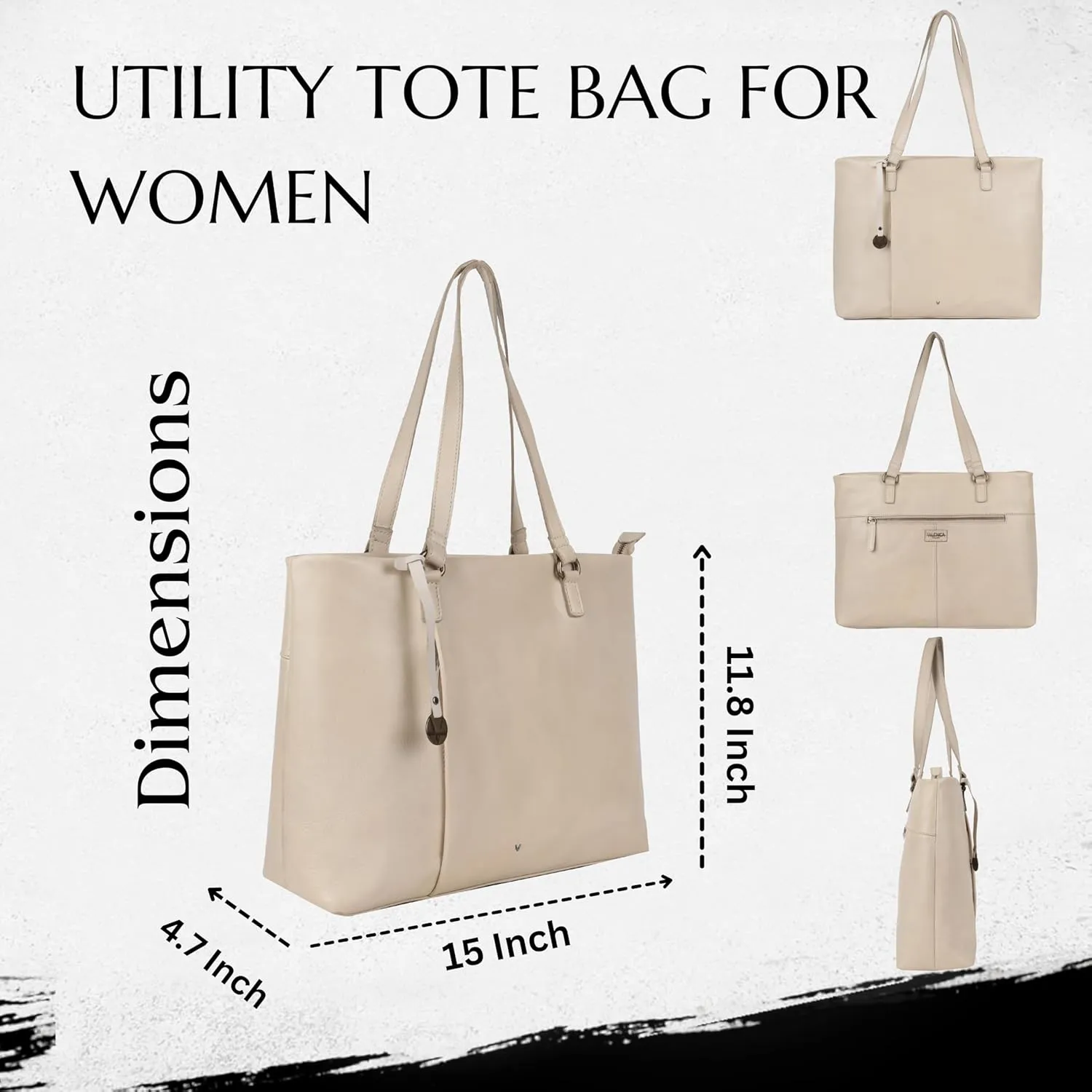 Genuine Italian Leather Women's Tote Handbags, Satchel Purse Ladies Shoulder Bags with Top Handle