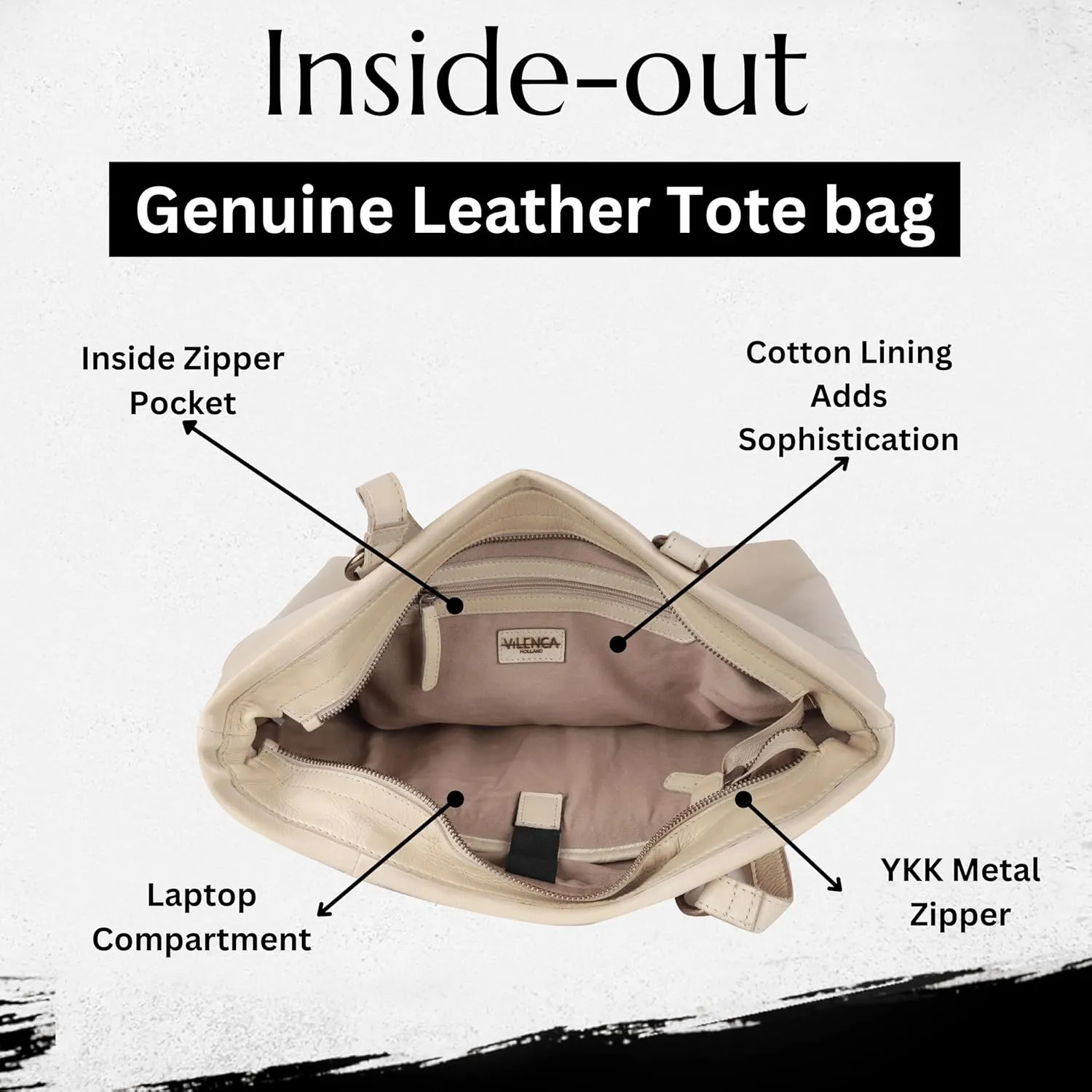 Genuine Italian Leather Women's Tote Handbags, Satchel Purse Ladies Shoulder Bags with Top Handle