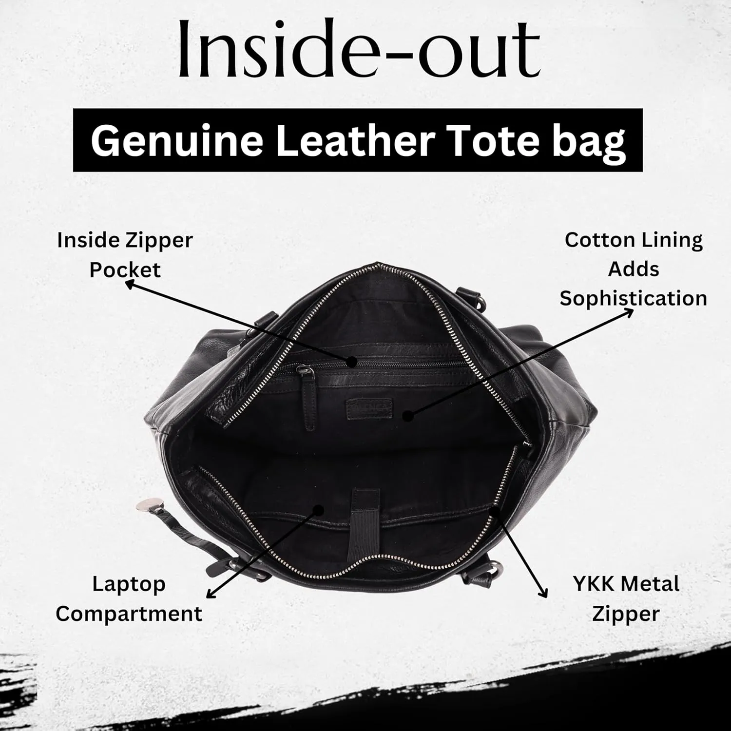 Genuine Italian Leather Women's Tote Handbags, Satchel Purse Ladies Shoulder Bags with Top Handle