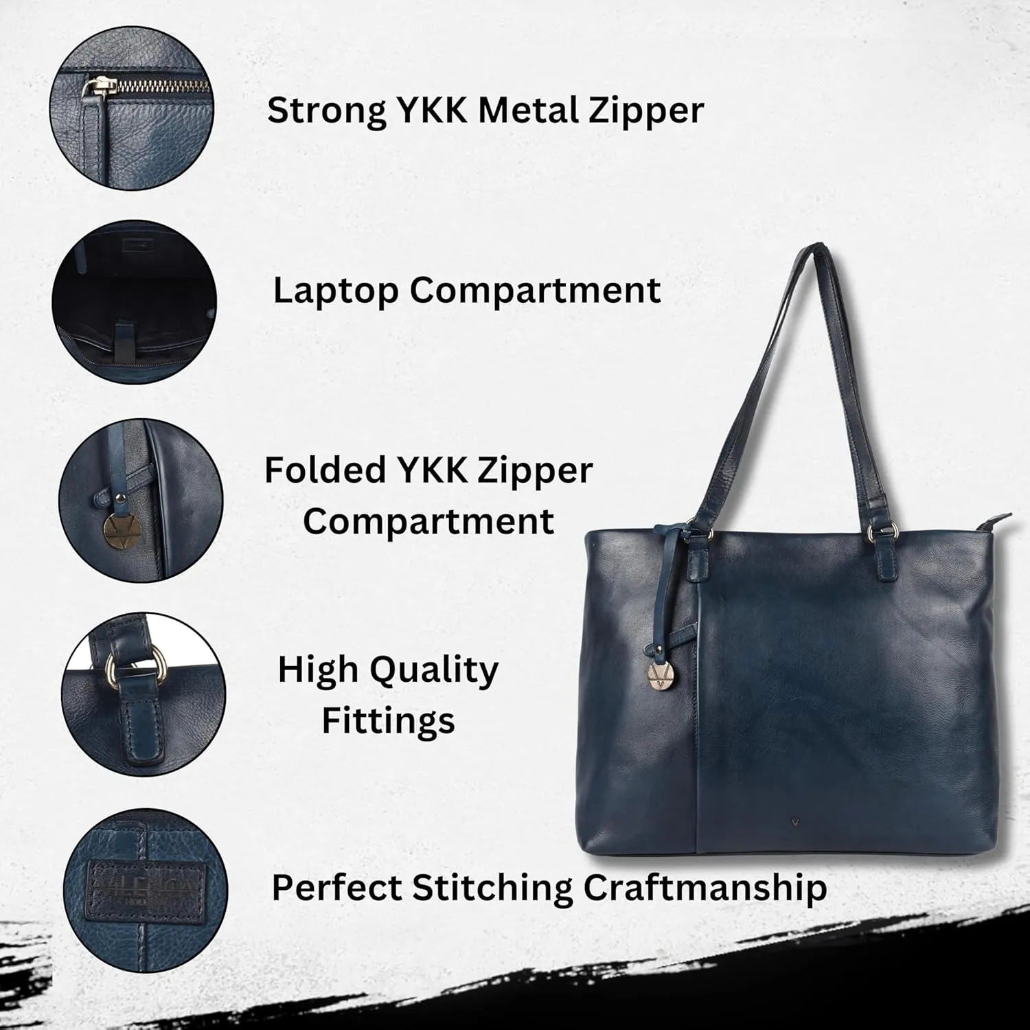 Genuine Italian Leather Women's Tote Handbags, Satchel Purse Ladies Shoulder Bags with Top Handle