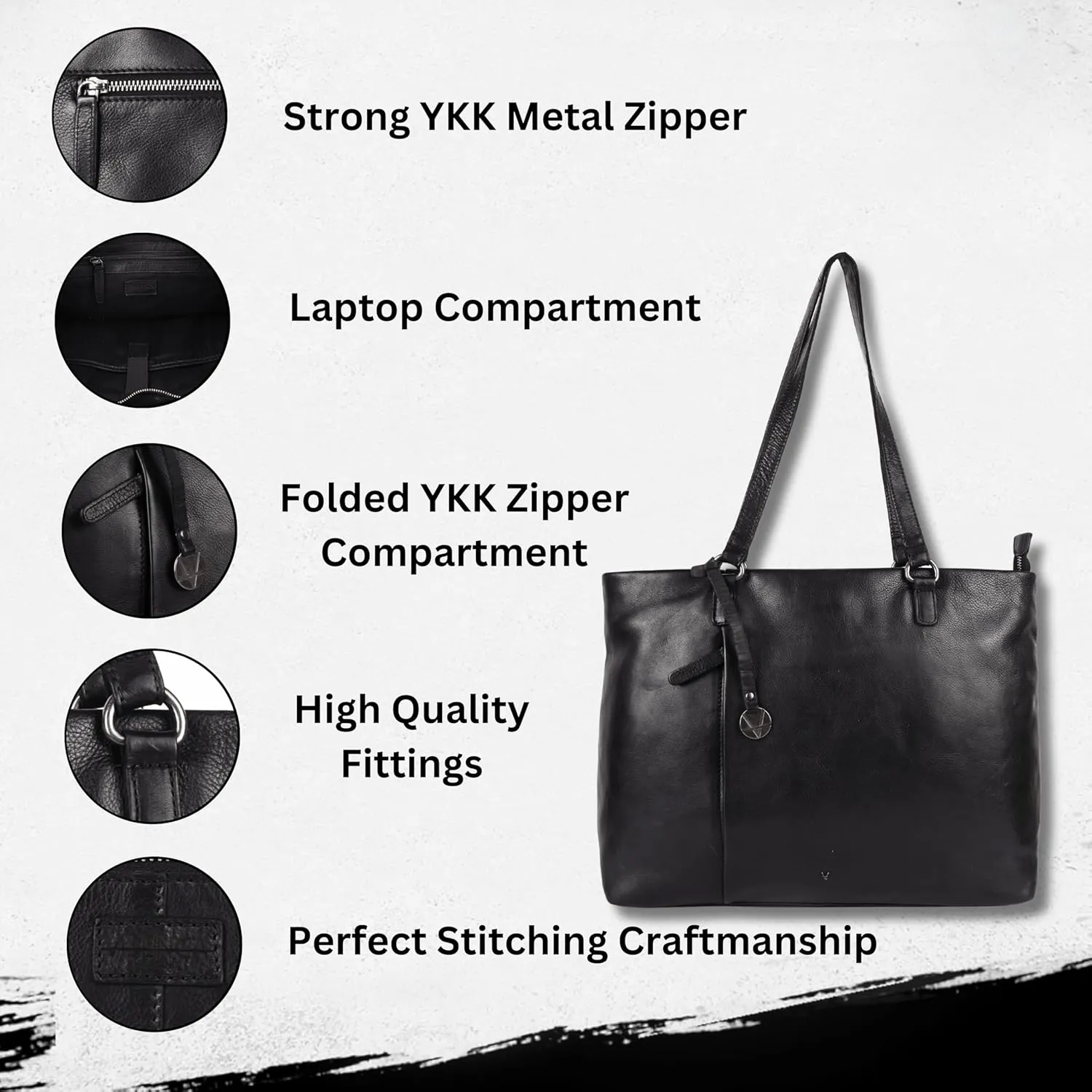 Genuine Italian Leather Women's Tote Handbags, Satchel Purse Ladies Shoulder Bags with Top Handle