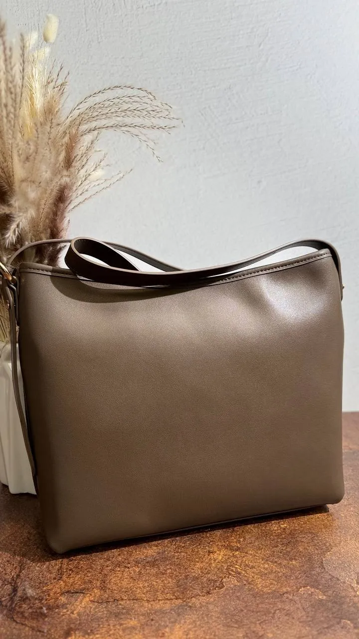 Genuine Leather and Suede Bag — Perfection of Style and Elegance