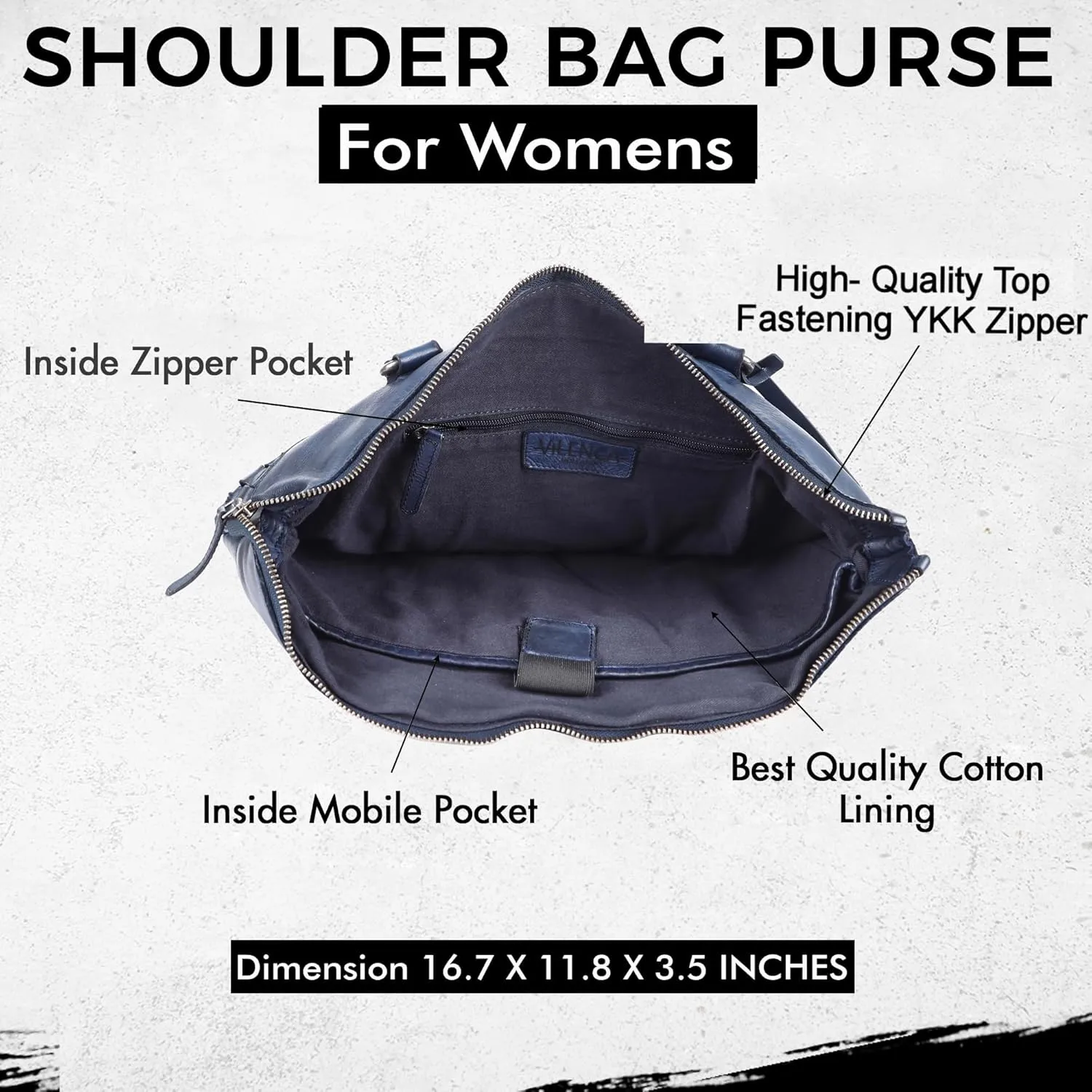 Genuine Leather Women's Tote Handbags, Satchel Purse Ladies Shoulder Bags with Top Handle
