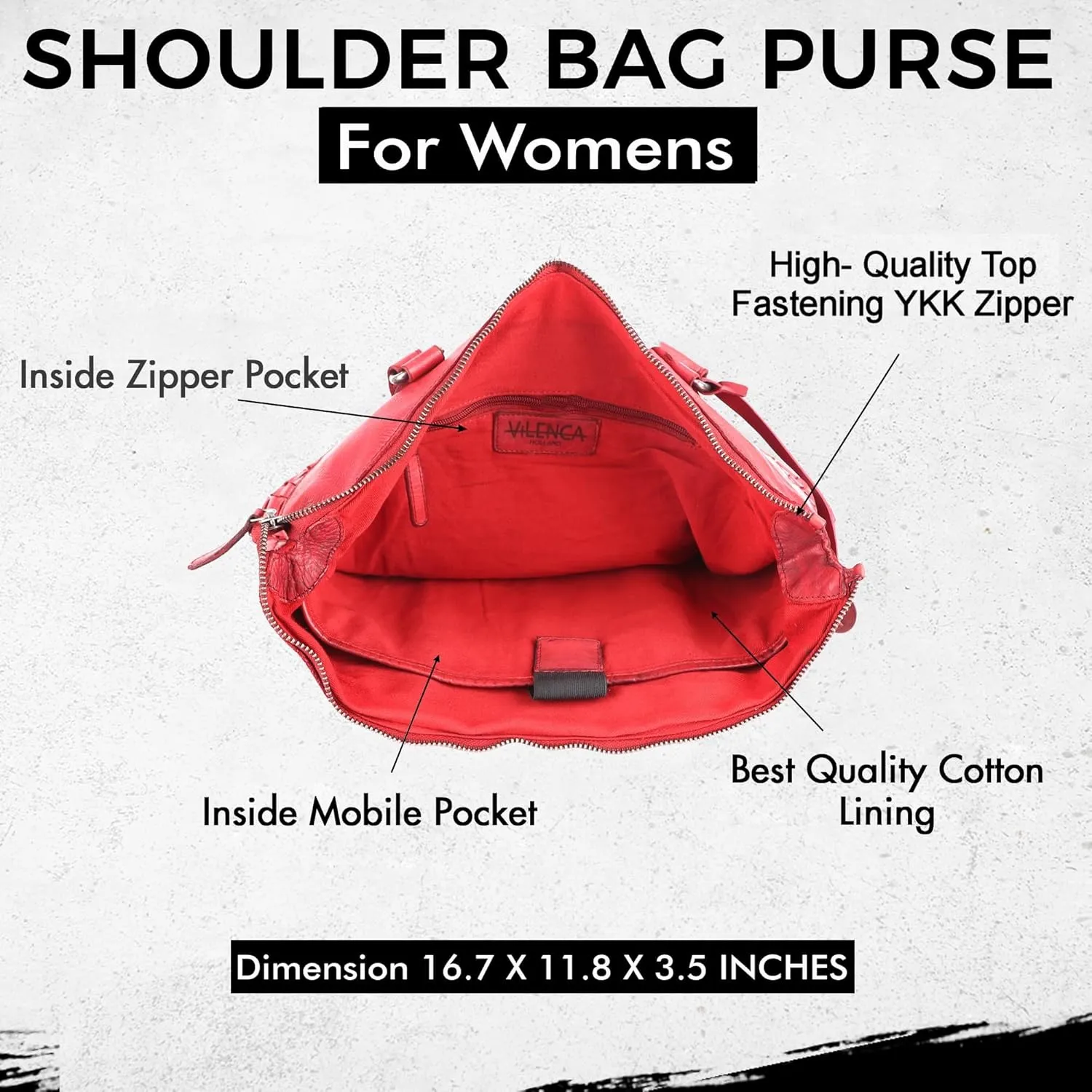 Genuine Leather Women's Tote Handbags, Satchel Purse Ladies Shoulder Bags with Top Handle