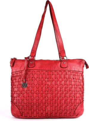 Genuine Leather Women's Tote Handbags, Satchel Purse Ladies Shoulder Bags with Top Handle