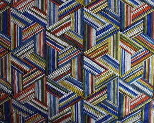 Geometric Trance Printed Viscose Ponteroma